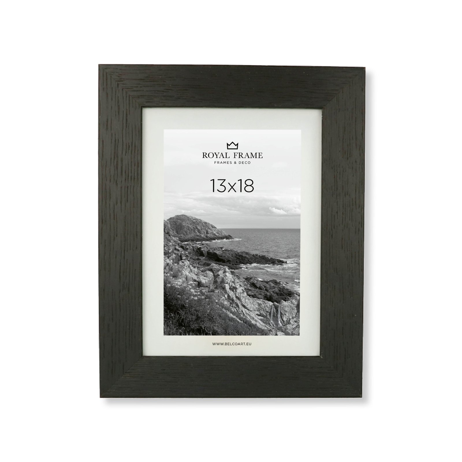 Houten kader met zwarte kleur